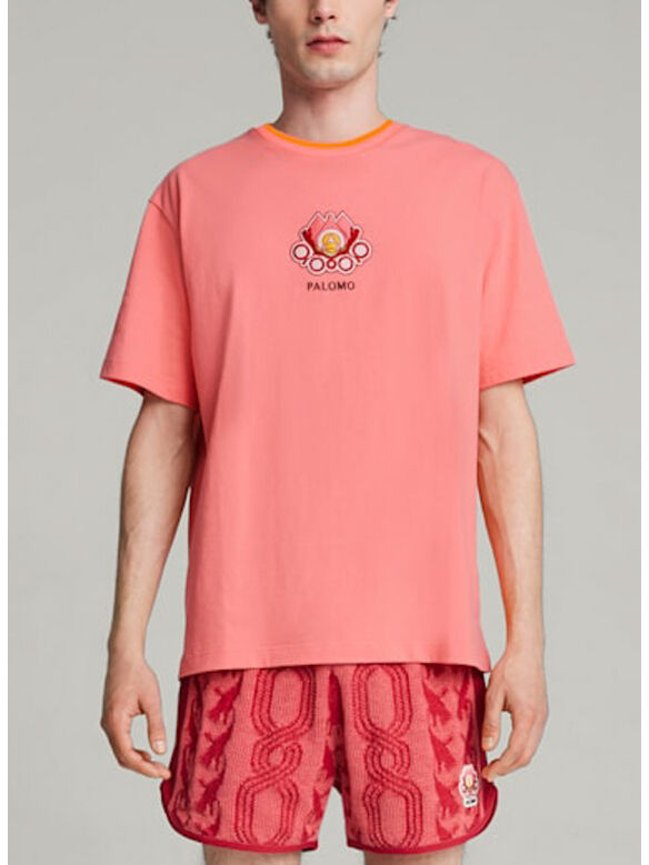 T-SHIRT PUMA X PALOMO GRAPHIC TEE, 26 PASSIONFRUIT, medium
