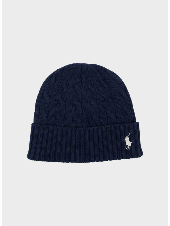 CAPPELLO IN MAGLIA, HUNTER NAVY, medium