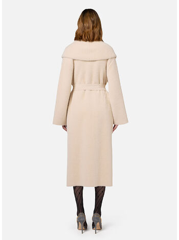 CAPPOTTO VESTAGLIA IN MAGLIA, CI4 LATTICE, small
