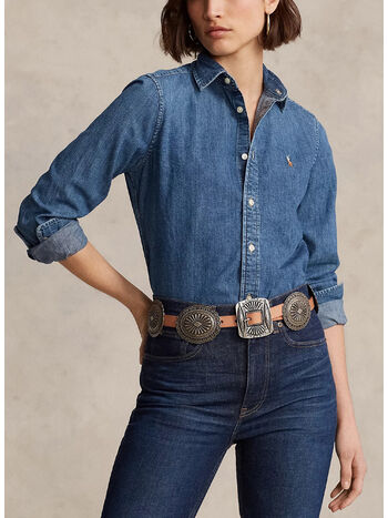 CAMICIA  IN DENIM, MERCED WASH, small