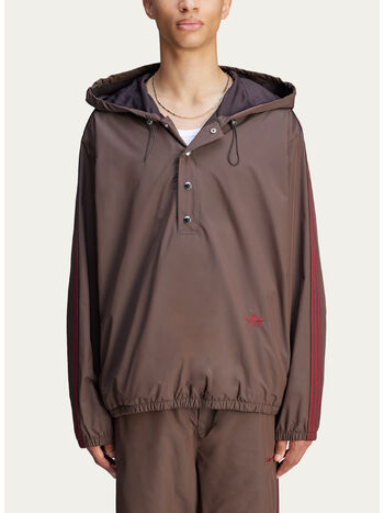 FELPA HOODIE ANORAK WB, NBROWN, small