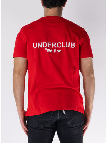 T-SHIRT GIROCOLLO A MANICHE CORTE, ROSSO, small