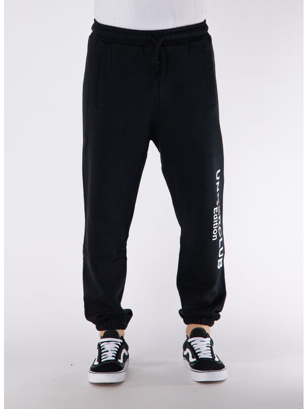 PANTALONE JOGGER CON COULISSE, NERO, large