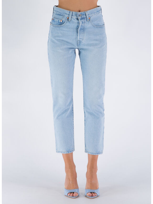 JEANS 501 CROPPED, LIGHT INDIGO, medium