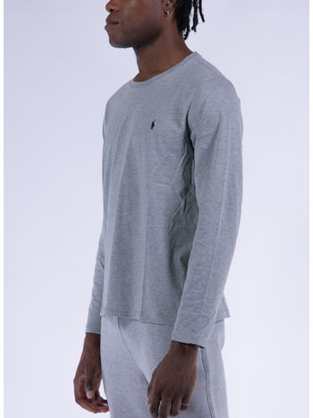 CAMICIA DA NOTTE IN JERSEY DI COTONE, ANDOVER HEATHER, small