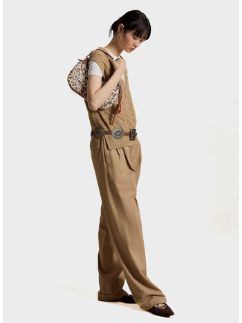 PULLOVER SMANICATO, COLLECTION CAMEL  MELANGE, small