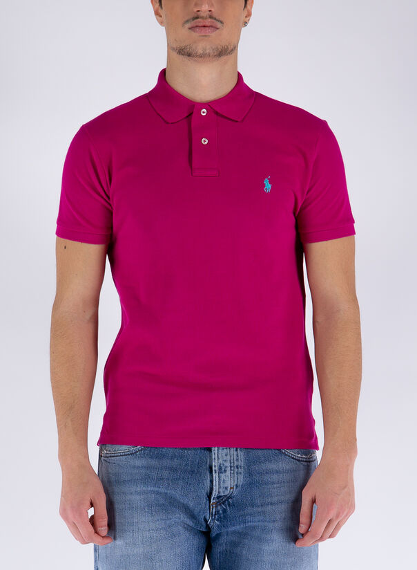 POLO A MANICHE CORTE, 031ARUBAPINK, large
