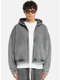 FELPA INITIAL BOXY OVERSIZED ZIP THROUGH, 47 VINTAGEGREY, thumb