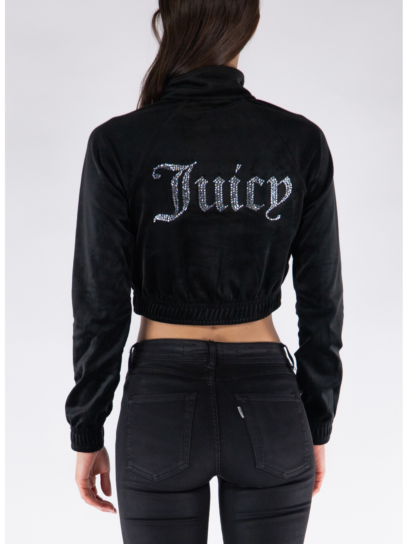 Couture Felpa Juicy JUICY COUTURE FELPA FULL ZIP CROPPED 2634589