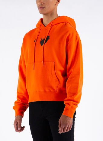 FELPA JUMBO MARKER OVER HOODIE, 2010ORANGE, small