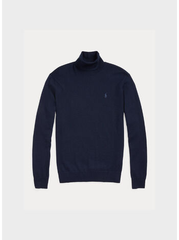 PULLOVER A COLLO ALTO, HUNTER NAVY, small