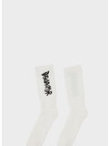 CALZINI CON LOGO, BIANCO, thumb
