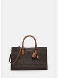 BORSA A MANO SCARLETT MEDIA IN PELLE, 252 BRN/ACORN, thumb