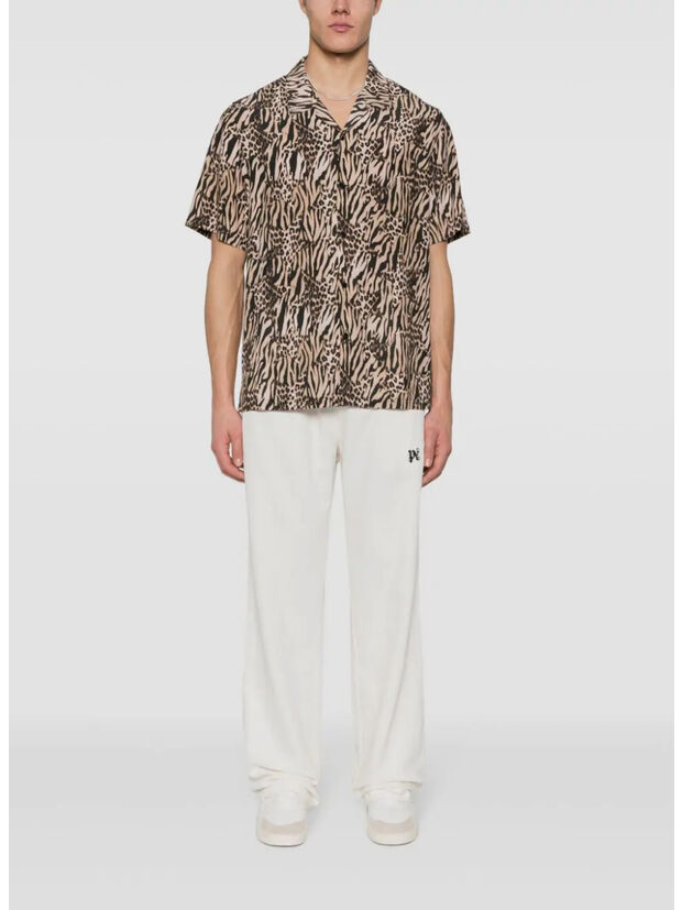 PANTALONE MONOGRAM, 0310 OFF WHITE BLACK, large