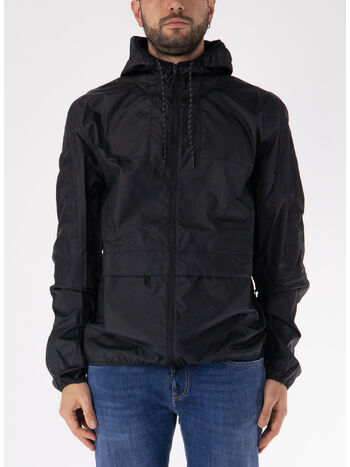 GIACCA A VENTO FULL ZIP UNISEX, H8NK NYLON BLACK, small