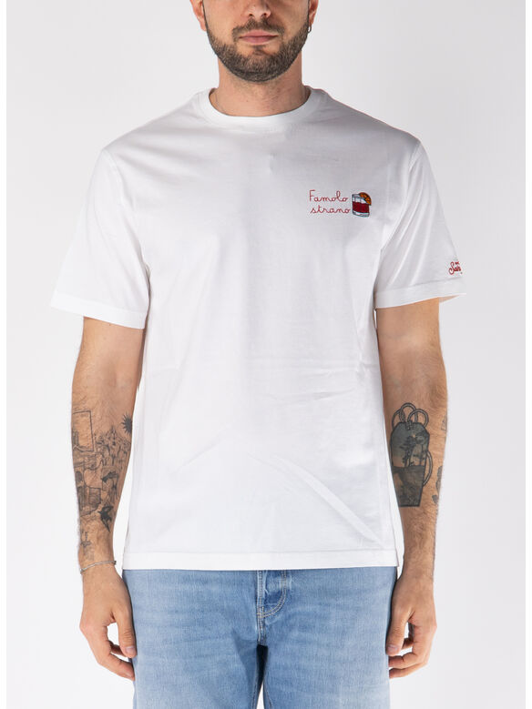 T-SHIRT PORTOFINO FAMOLO STRANO, 05268H 01N EMB, medium