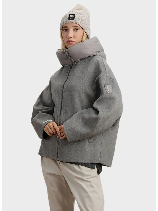 GIUBBOTTO FREDERIKA, M106 GREY MELANGE, large