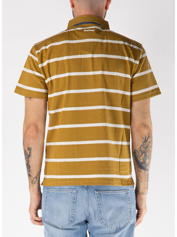 POLO A RIGHE IN JERSEY, 225 KHAKI, small