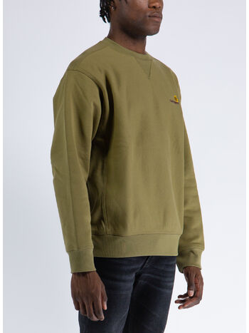 FELPA AMERICAN SCRIPT SWEAT, 1N3XX LARCH, small