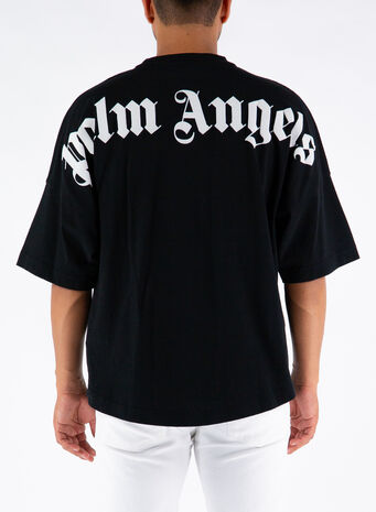 T-SHIRT CLASSIC LOGO OVER TEE, 1001BLACKWHITE, small