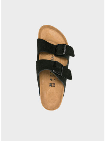 CIABATTA ARIZONA SUEDE UNISEX, BLACK, small