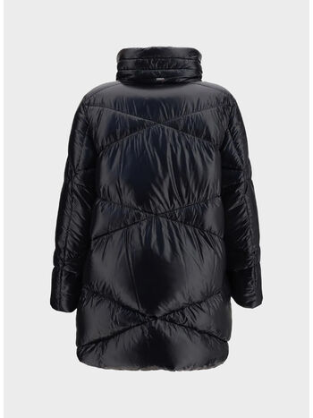 GIUBBOTTO QUILTED DRAWSTRING-HOOD, 9300 NERO, small