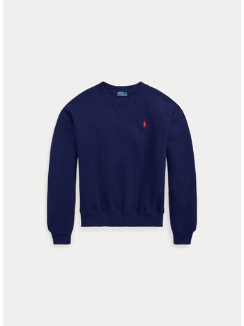 FELPA RICAMATA, CRUISE NAVY, small