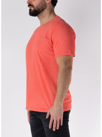 T-SHIRT GIROCOLLO A MANICHE CORTE, ROSSO, small