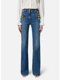 JEANS A ZAMPA CON BOTTONIERA, 139 BLUE VINTAGE, thumb