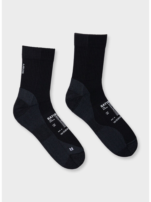 CALZINI MERINO NYLON TUBE, BLACK, medium