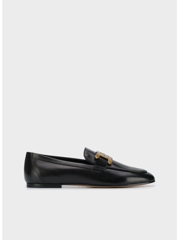 MOCASSINO KATE IN PELLE, B999 NERO, large