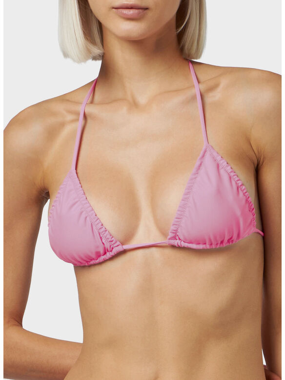 BIKINI A TRIANGOLO TOP LEAH NAOMI, 00098H PINK, medium