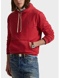 FELPA HOODIE CON LOGO, SUNRISE RED, thumb