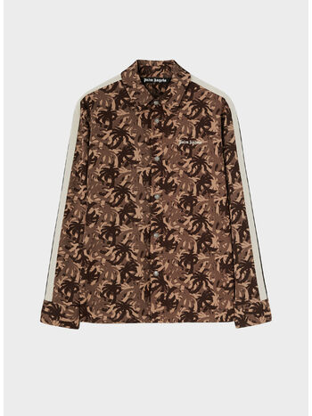 CAMICIA SPORTIVA CAMOUFLAGE, 6003 BROWN/OFF WHITE, small