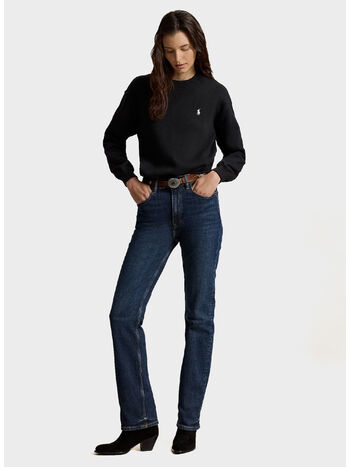 FELPA RICAMATA, POLO BLACK, small