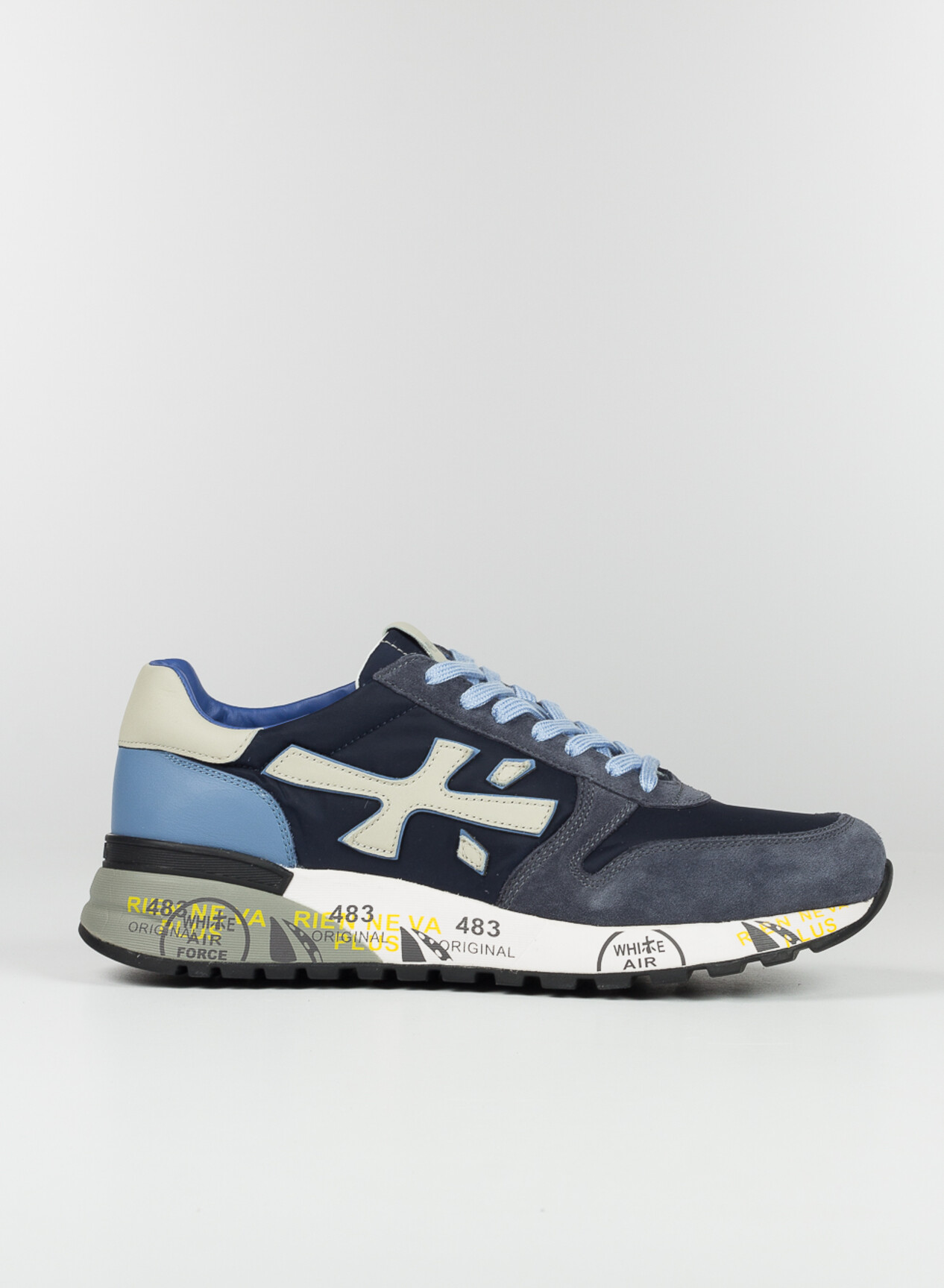 PREMIATA SCARPA MICK 1280 Azzurro, Beige, Blu Uomo | Selecteur
