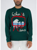 MAGLIONE BOMBARDINO EMB POLAR SKI, 00182C GREEN, thumb