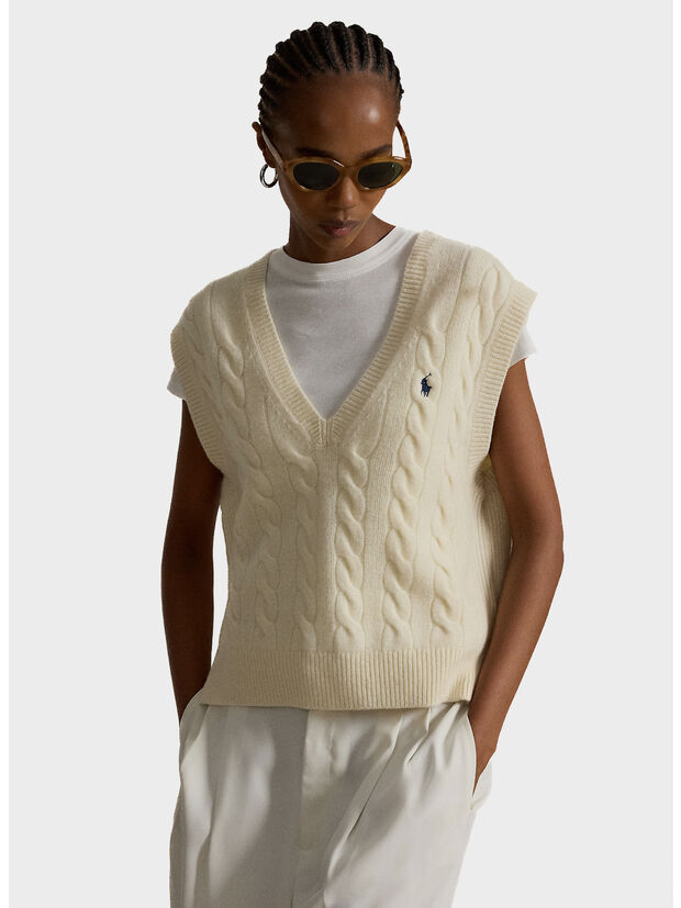 PULLOVER SMANICATO, AUTHENTIC CREAM, large