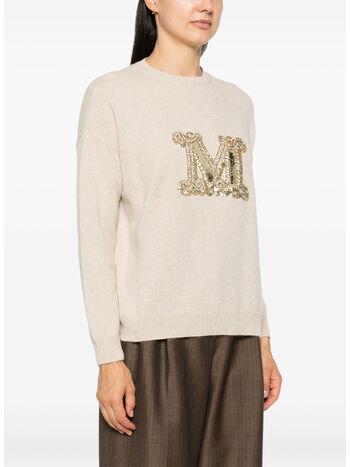 MAGLIONE GIROCOLLO VICOLO, 032 BEIGE, small