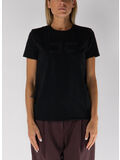 T-SHIRT IN JERSEY DI COTONE, 110 NERO, thumb