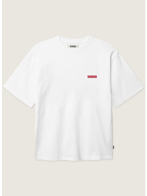T-SHIRT WBBAINE SPACE TEE, WHITE, large