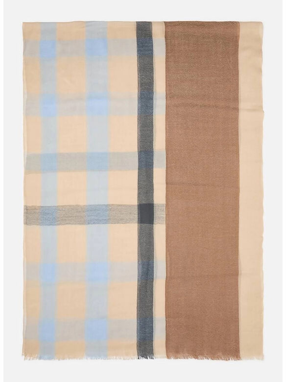 STOLA TALPA, 002 AZZURRO/CAMME, medium
