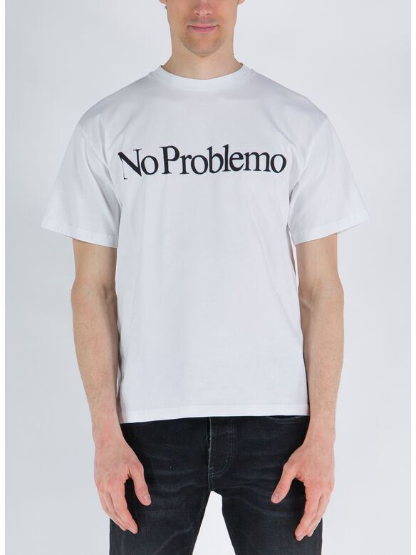 T-SHIRT NO PROBLEMO  SS TEE, WHT WHITE, medium