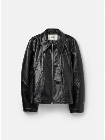 GIACCA IN PELLE DUKE, FAUX MEMORY, small