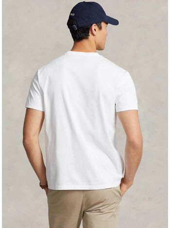 T-SHIRT CUSTOM A MANICHE CORTE, WHITE, small