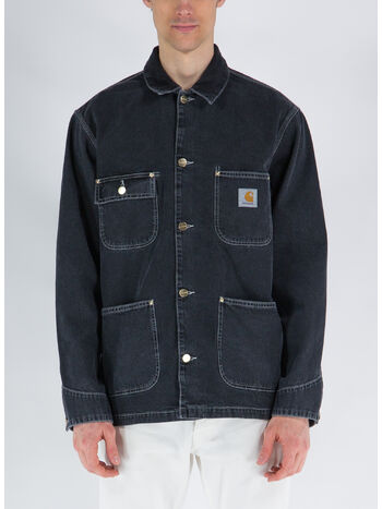 GIUBBOTTO OG CHORE, 8960 BLACK HEAVY STONE WASH, small