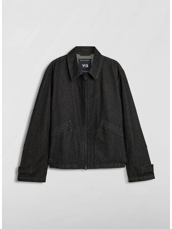 GIUBBOTTO DENIM, BLACK, small