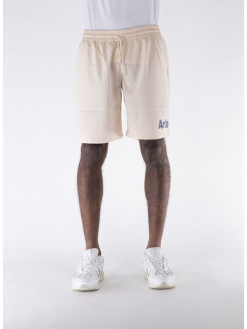 SHORTS SAMUEL LOGO, CREAM, small