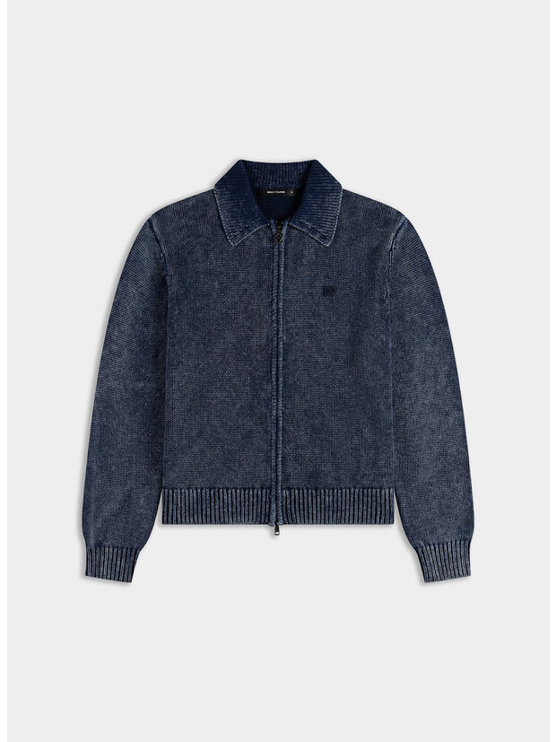 CARDIGAN INDIGO, INDIGO, large