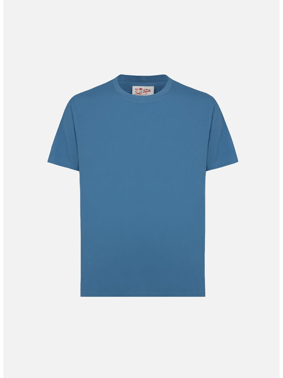 T-SHIRT DOVER IN JERSEY DI COTONE CON RICAMO ST. BARTH, 00195H 33 EMB, medium